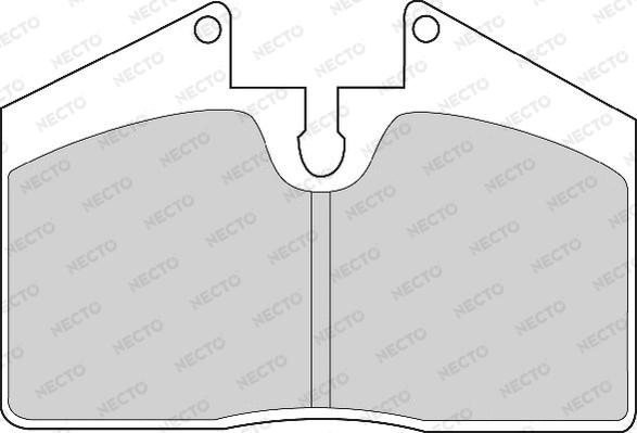 Necto FD6341A - Bremžu uzliku kompl., Disku bremzes autospares.lv