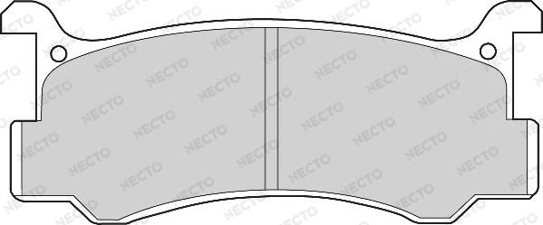 Necto FD6347A - Bremžu uzliku kompl., Disku bremzes autospares.lv