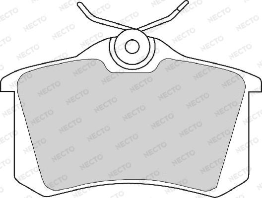 Necto FD6354A - Brake Pad Set, disc brake www.autospares.lv