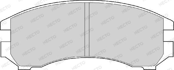 Necto FD6356A - Bremžu uzliku kompl., Disku bremzes autospares.lv