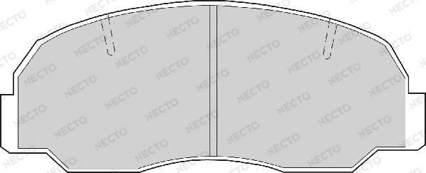 Necto FD6353A - Brake Pad Set, disc brake www.autospares.lv