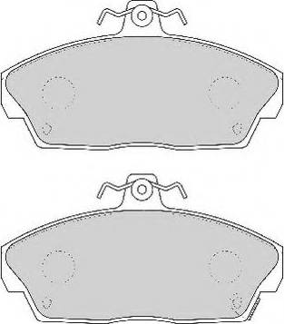 Necto FD6385N - Тормозные колодки, дисковые, комплект www.autospares.lv