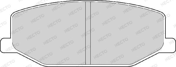 Necto FD6338A - Brake Pad Set, disc brake www.autospares.lv