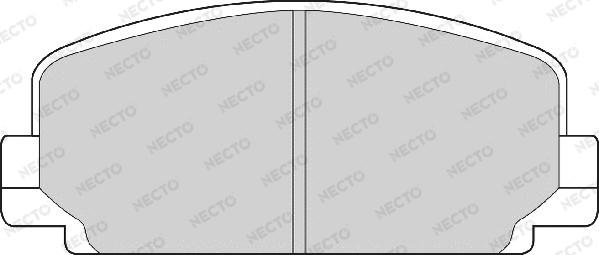 Necto FD6332A - Bremžu uzliku kompl., Disku bremzes autospares.lv