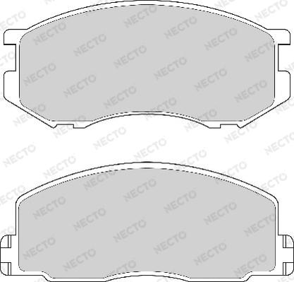 Necto FD6265A - Bremžu uzliku kompl., Disku bremzes autospares.lv