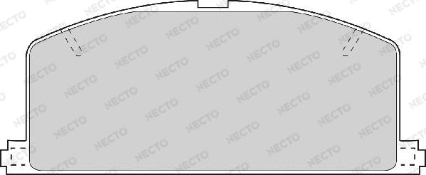 Necto FD6200A - Brake Pad Set, disc brake www.autospares.lv