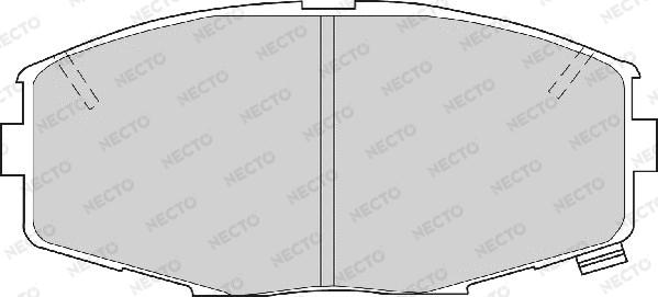 Necto FD6289A - Brake Pad Set, disc brake www.autospares.lv