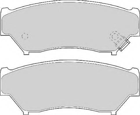 Necto FD6745N - Тормозные колодки, дисковые, комплект www.autospares.lv