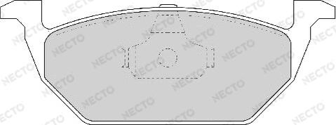 Necto FD6754A - Bremžu uzliku kompl., Disku bremzes autospares.lv