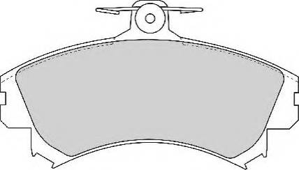 Necto FD6758N - Brake Pad Set, disc brake www.autospares.lv