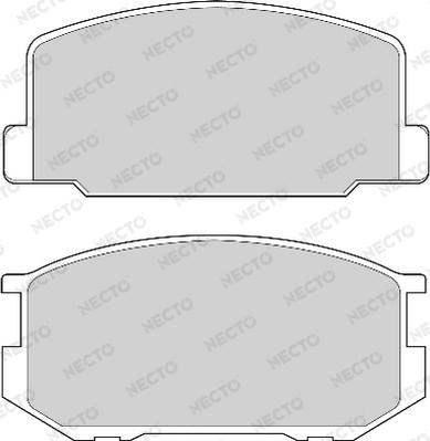 Necto FD6703A - Bremžu uzliku kompl., Disku bremzes autospares.lv