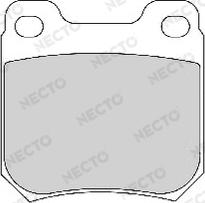 Necto FD6715A - Brake Pad Set, disc brake www.autospares.lv