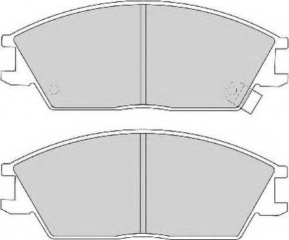 Necto FD897N - Тормозные колодки, дисковые, комплект www.autospares.lv