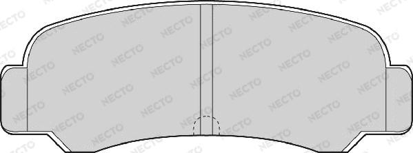 Necto FD862A - Bremžu uzliku kompl., Disku bremzes autospares.lv