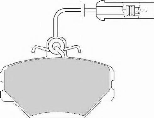 Necto FD222N - Brake Pad Set, disc brake www.autospares.lv