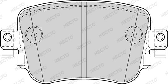 Necto FD7592A - Bremžu uzliku kompl., Disku bremzes www.autospares.lv