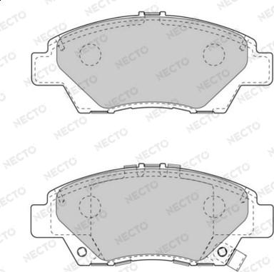 Necto FD7543A - Bremžu uzliku kompl., Disku bremzes autospares.lv