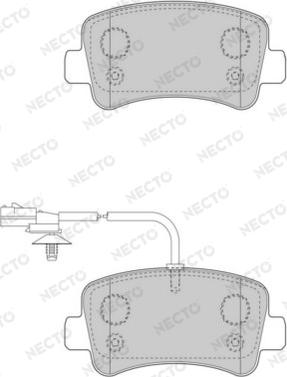 Necto FD7509V - Bremžu uzliku kompl., Disku bremzes autospares.lv