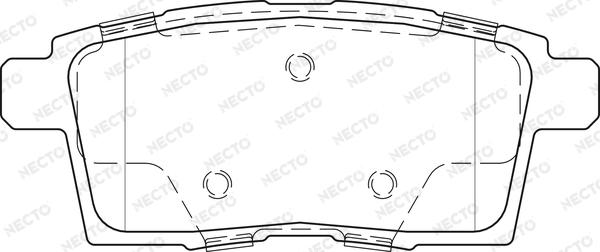 Necto FD7518A - Bremžu uzliku kompl., Disku bremzes autospares.lv