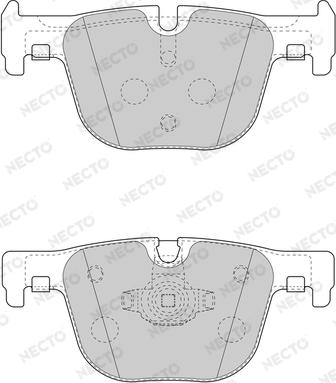 Necto FD7631A - Bremžu uzliku kompl., Disku bremzes www.autospares.lv