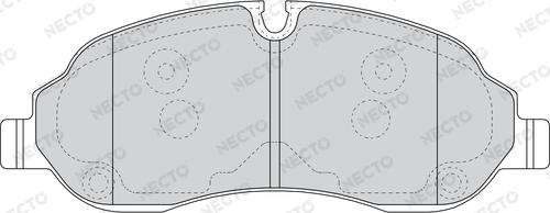 Necto FD7624V - Bremžu uzliku kompl., Disku bremzes autospares.lv