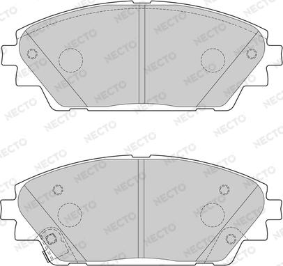 Necto FD7626A - Bremžu uzliku kompl., Disku bremzes autospares.lv