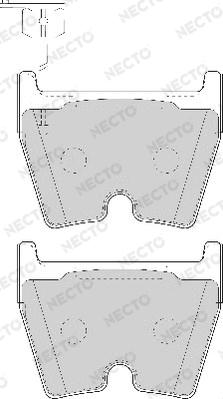 Necto FD7087A - Bremžu uzliku kompl., Disku bremzes www.autospares.lv