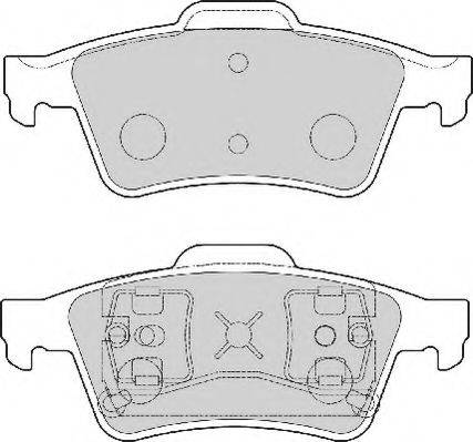 Necto FD7026N - Тормозные колодки, дисковые, комплект www.autospares.lv