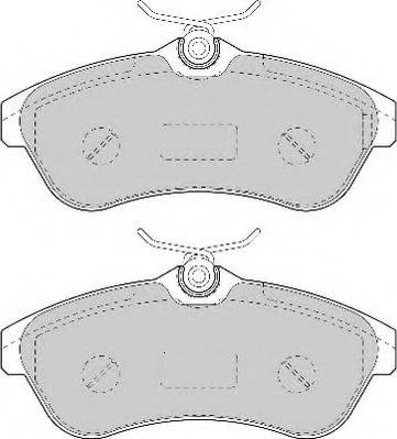 Necto FD7028N - Тормозные колодки, дисковые, комплект www.autospares.lv