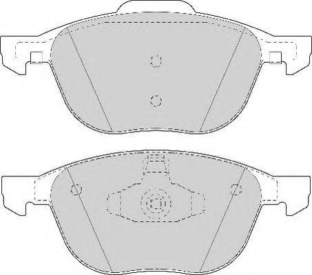 Necto FD7078N - Тормозные колодки, дисковые, комплект www.autospares.lv