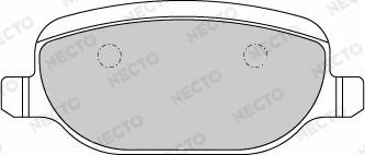 Necto FD7194A - Тормозные колодки, дисковые, комплект www.autospares.lv