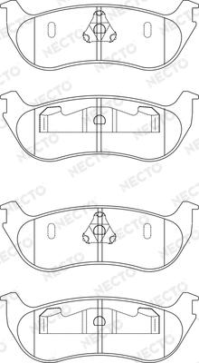 Necto FD7190A - Bremžu uzliku kompl., Disku bremzes www.autospares.lv