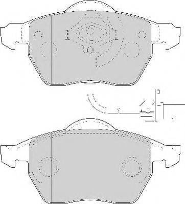 Necto FD7145N - Тормозные колодки, дисковые, комплект www.autospares.lv