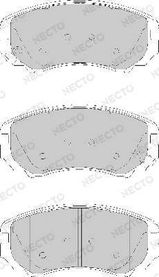 Necto FD7147A - Brake Pad Set, disc brake www.autospares.lv