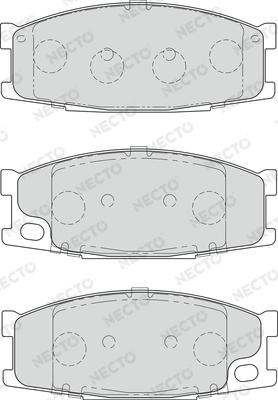 DJ Parts BP1203 - Bremžu uzliku kompl., Disku bremzes www.autospares.lv