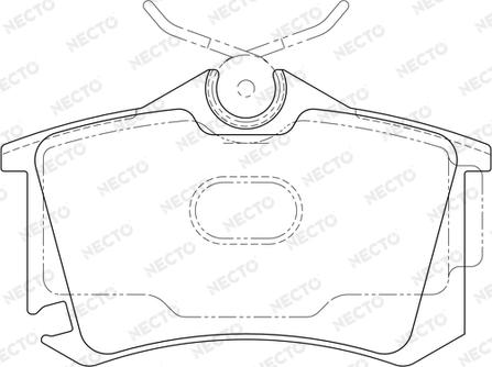 Necto FD7160A - Brake Pad Set, disc brake www.autospares.lv