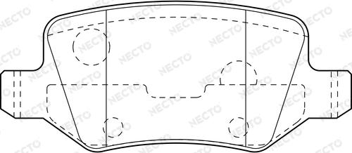 Necto FD7185A - Bremžu uzliku kompl., Disku bremzes autospares.lv