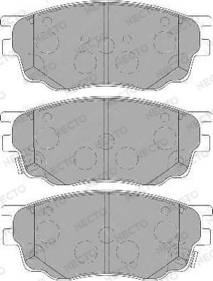 Necto FD7138A - Bremžu uzliku kompl., Disku bremzes www.autospares.lv