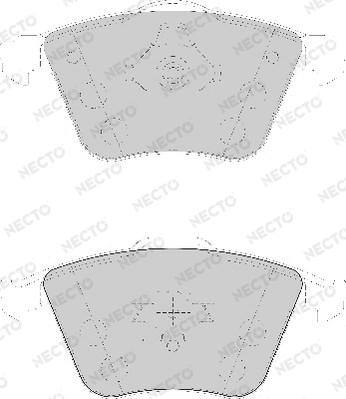 Necto FD7137A - Тормозные колодки, дисковые, комплект www.autospares.lv