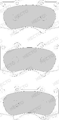 Necto FD7123A - Brake Pad Set, disc brake www.autospares.lv