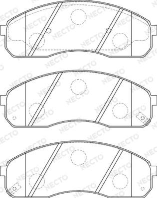 Necto FD7312A - Bremžu uzliku kompl., Disku bremzes www.autospares.lv