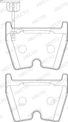 Necto FD7382A - Bremžu uzliku kompl., Disku bremzes www.autospares.lv