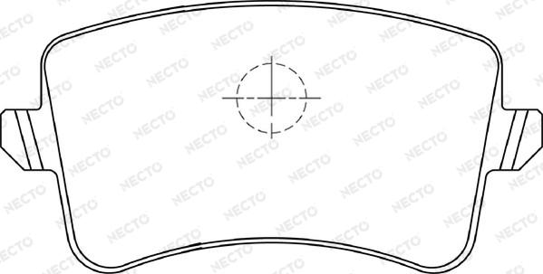 Necto FD7339A - Тормозные колодки, дисковые, комплект www.autospares.lv