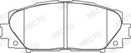 Necto FD7335A - Brake Pad Set, disc brake www.autospares.lv