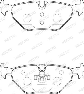 Necto FD7257A - Bremžu uzliku kompl., Disku bremzes www.autospares.lv