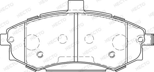 Necto FD7216A - Bremžu uzliku kompl., Disku bremzes autospares.lv