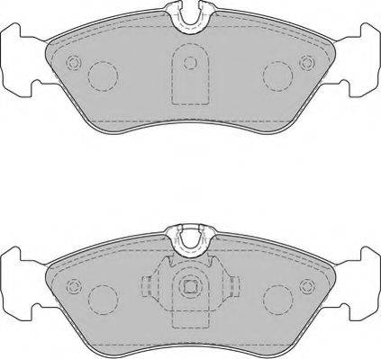 Necto FD7233N - Тормозные колодки, дисковые, комплект www.autospares.lv