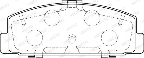 Necto FD7237A - Bremžu uzliku kompl., Disku bremzes www.autospares.lv