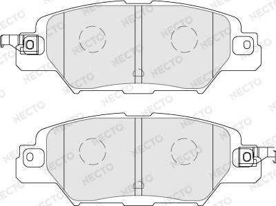 Necto FD7794A - Brake Pad Set, disc brake www.autospares.lv