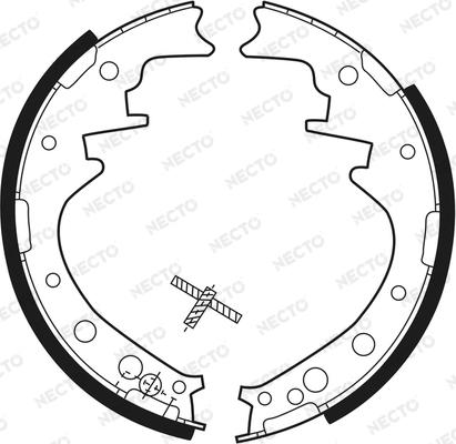 Necto N1418 - Brake Shoe Set www.autospares.lv